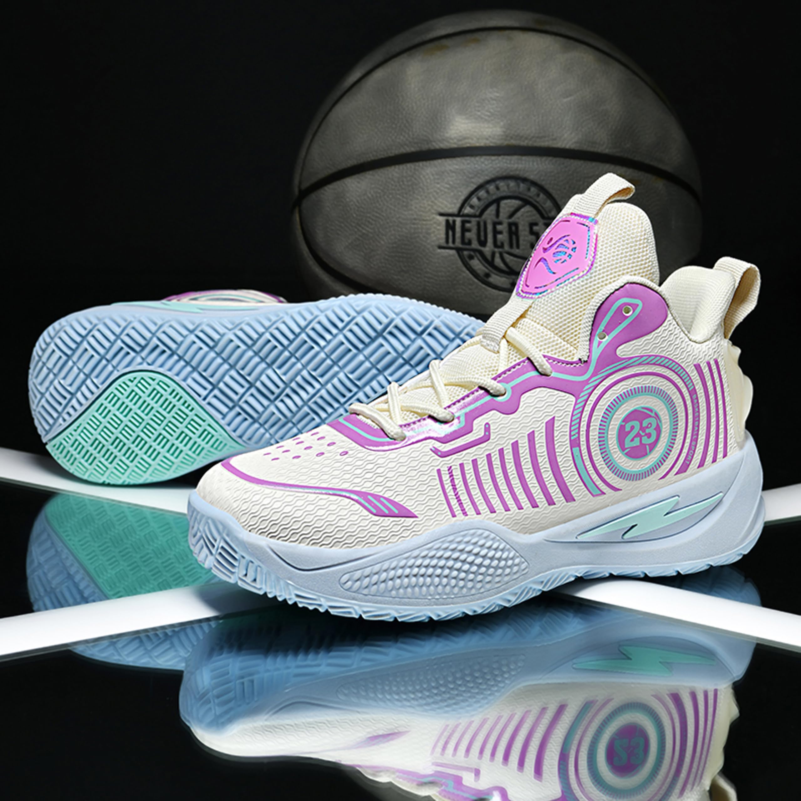 Amazon.co.jp: ユニセックス バスケットボールシューズ ハイトップ